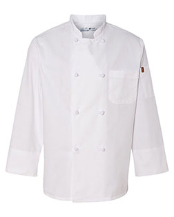 Eight Knot Button Chef Coat with Thermometer Pocket