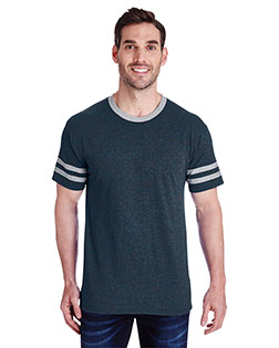Jerzees 602MR Men 4.5 oz. TRI-BLEND Varsity Ringer T-Shirt at Apparelstation