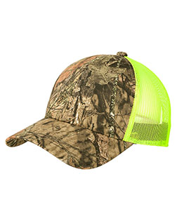 Port Authority C930 Unisex   Structured Camouflage Mesh Back Cap at Apparelstation