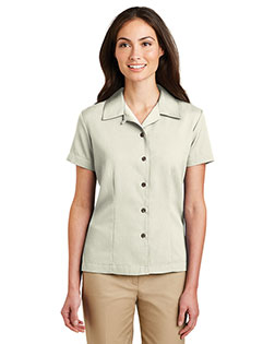 Port Authority L535 Women Easy Care Camp Shirt at Apparelstation