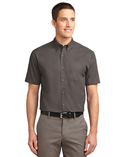 Port Authority S508 Men Short-Sleeve Easy Care Shirt at Apparelstation