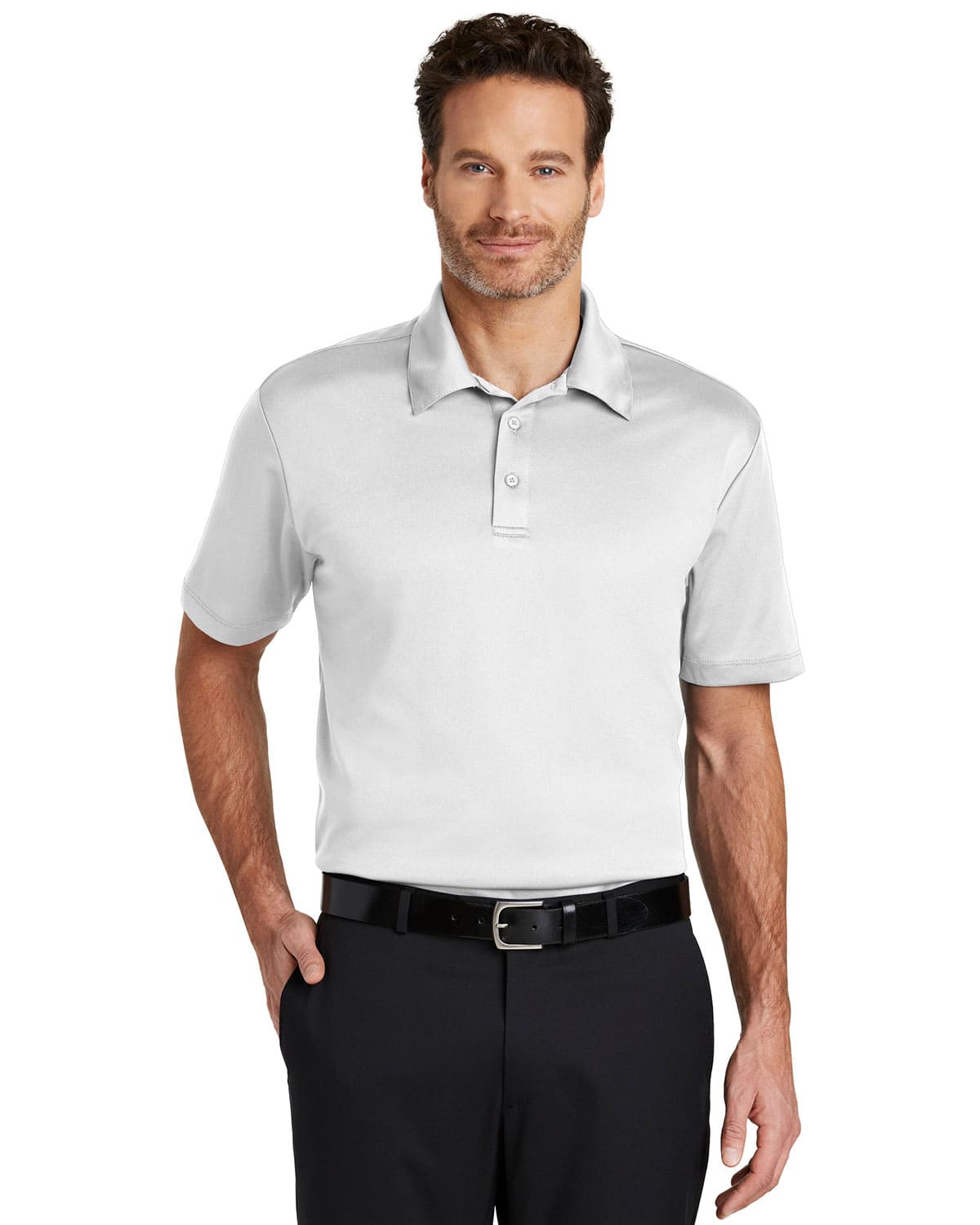 Custom Golf Polo Shirt Tie Dye Teal-White 3D Performance Men's Size:L