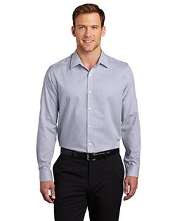 Port Authority W645 Men Pincheck Easy Care Shirt at Apparelstation
